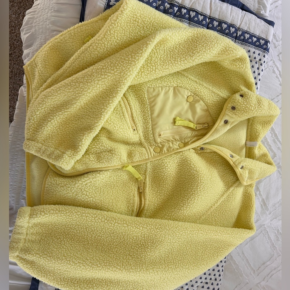 FP hit the slopes sherpa jacket yellow